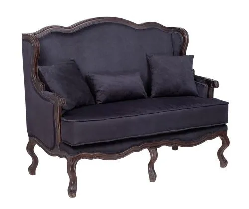 Двухместный диван Brody double black 115*69*130 см