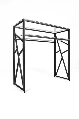 Консольный стол 1091-CB clear черный муар AllConsoles 100x35x80 фото 3