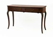 Консоль с ящиками из массива 2704 орех, 120х42х78 см