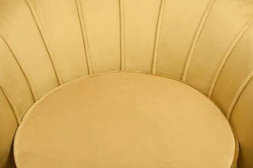 Кресло ракушка Pearl yellow желтый 75*75*85 см фото 7