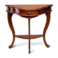Консоль с ящиком из массива Zzibo mobili 0005 (орех) 80×30×70 см