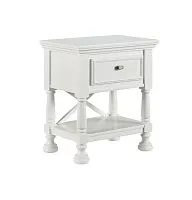 Белая прикроватная тумба Kaslyn B502-91, Ashley Furniture | 61х41 h=68 см