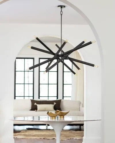 Люстра "Пэрис" black фото 6