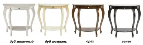 Консольный стол с ящиком, 76*38*80 см, молочный дуб (белый) фото 25