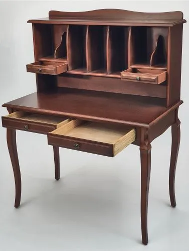 Бюро Belveder из массива – итальянский орех, 100х55х128 см фото 4