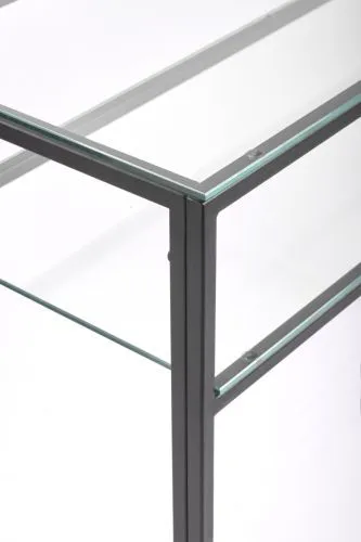 Консольный стол 1041-CB clear черный муар AllConsoles 100x35x80 фото 7