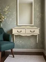 Консоль настенная Берже 20 с ящиками, слоновая кость 55*31*80 см