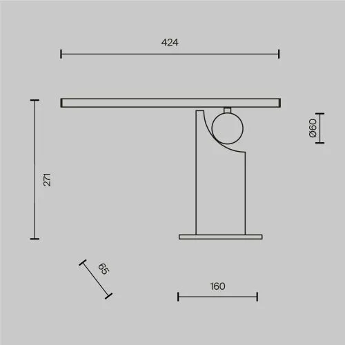 Настольный светильник Maytoni MOD467TL-L9B3K фото 11