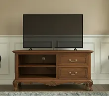 ТВ тумба из массива TVSCQ-M орех, 105х55х70 см