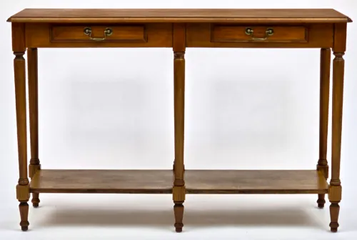 Консоль прованс из массива, итальянский орех 120х40х76 см фото 12