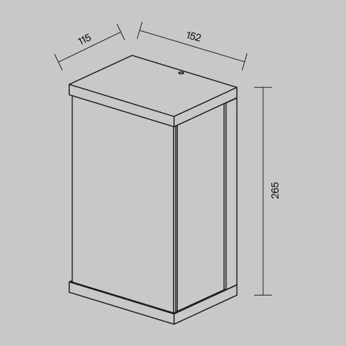 Уличный настенный светильник Outdoor O021WL-L10B3K фото 10