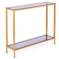 Консольный стол 1082-CG grey золотой AllConsoles 100x25x80