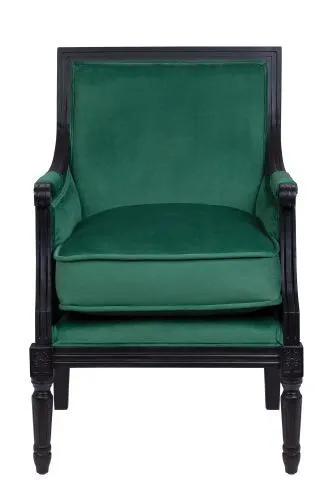 Кресло Coolman black green 95*67*68 см