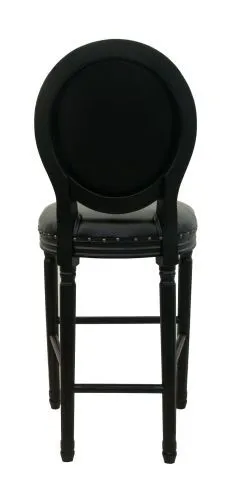 Стул мягкий барный Filon button black, черный фото 5