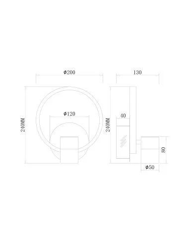 Настенный светильник (бра) Freya FR6074WL-L12GB фото 4