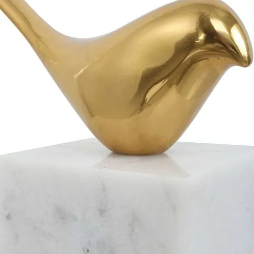 Настенный декор FLYING SOLO Uttermost из мрамора и латуни фото 5