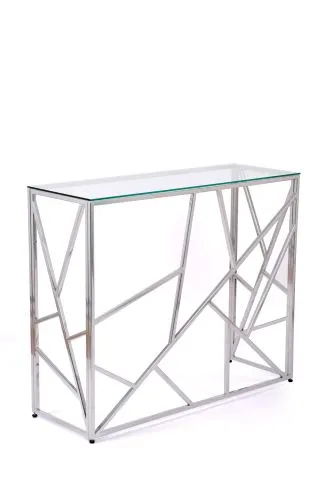 Консольный стол 1051-CS clear серебряный AllConsoles 100x35x80 фото 9