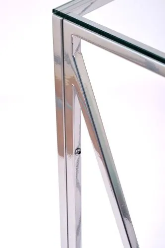 Консольный стол 1051-CS clear серебряный AllConsoles 100x35x80 фото 6