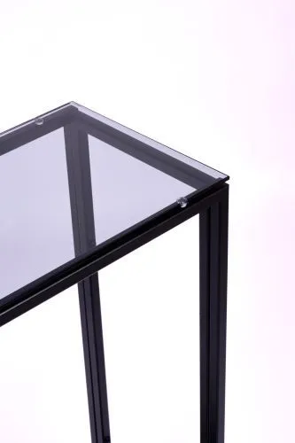 Консольный стол 1084-CB grey черный муар AllConsoles 80x25x80 фото 7