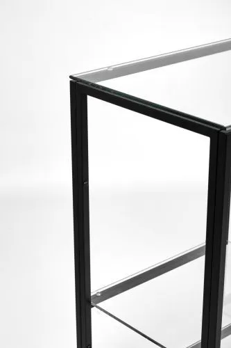 Консольный стол 1013-CB clear черный муар AllConsoles 80x35x80 фото 7