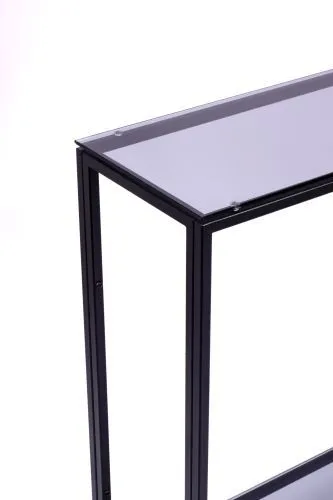 Консольный стол 1082-CB grey черный муар AllConsoles 100x25x80 фото 8