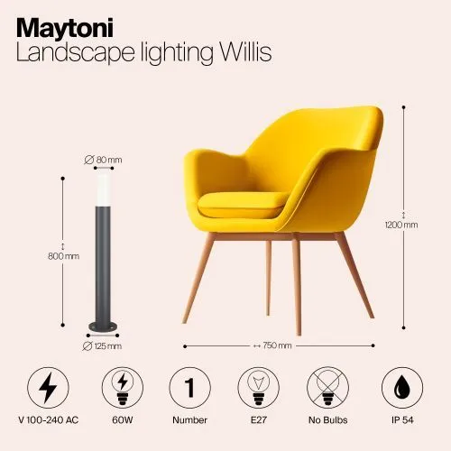 Ландшафтный светильник Outdoor O418FL-01GR1 фото 10
