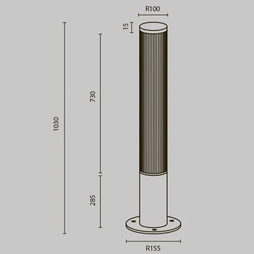 Ландшафтный светильник Outdoor O467FL-L50B3K фото 8