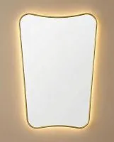 Sky M LED Gold Зеркало в раме с подсветкой