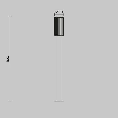 Ландшафтный светильник Outdoor O502FL-01B1 фото 8