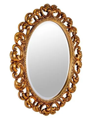 Овальное зеркало в раме Daisy Gold фото 2