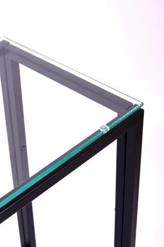 Консольный стол 1012-CB clear черный муар AllConsoles 100x25x80 фото 4