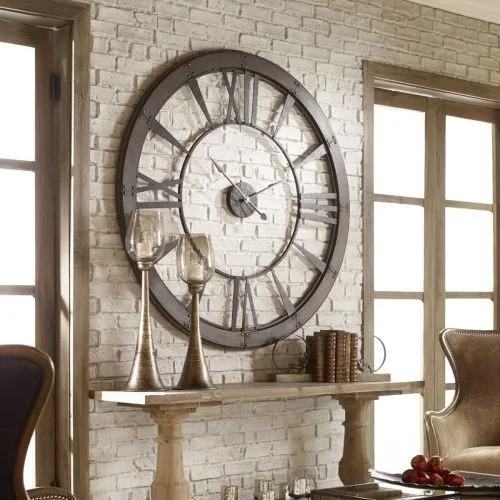 Настенные часы Ronan Large Uttermost Ø152 см фото 4