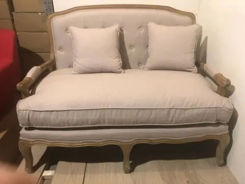 Двухместный диван YARELI BEIGE 105*84*130 см фото 5