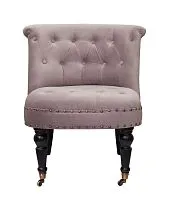 Кресло Aviana taupe velvet 5KS24026-T, пудровый