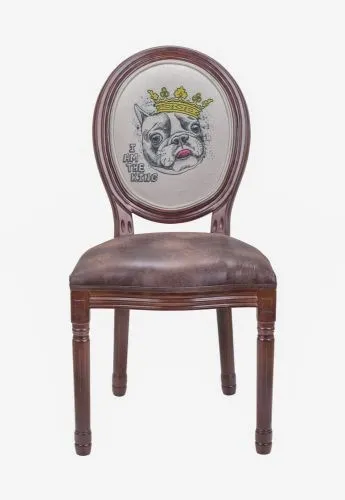 Мягкий стул – медальон Volker king dog 95*53*50 см