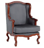 Кресло с ушами French Anthracite
