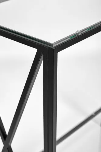 Консольный стол 1033-CB clear черный муар AllConsoles 80x35x80 фото 3
