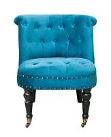 Кресло Aviana blue velvet 5KS24027-B, голубой