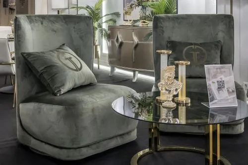 Кресло поворотное Грация(Grazia) 3 категория Garda Decor в интерьере, купить в Москве фото 7