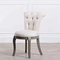 GW65-GREY Стул / пуф мягкий Belveder серый, обивка NDS073