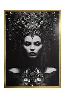 89VOR-Queen Холст "Царица" 110х80 см, багет пластик(зол)
