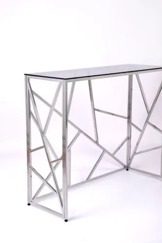 Консольный стол 1051-CS grey серебряный AllConsoles 100x35x80 фото 2