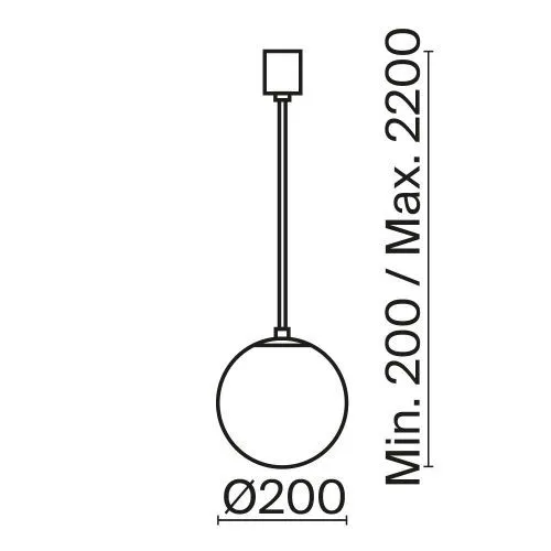 Подвесной светильник Maytoni P039PL-5W4K-20-B фото 2