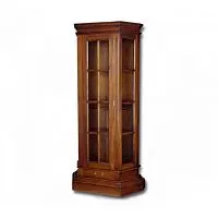 DCPBD1-M Шкаф-витрина из массива дерева цвет орех, 193*43*85 см 