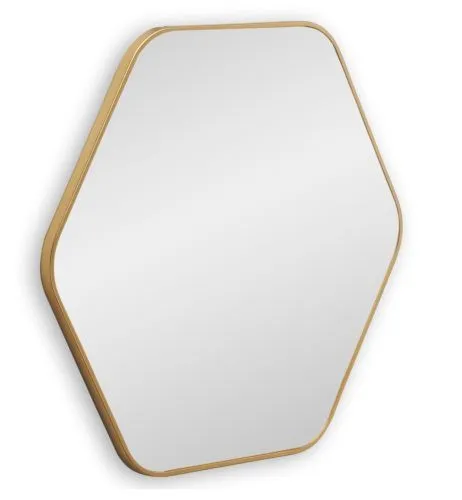 Hexagon M Gold Зеркало в тонкой раме Smal фото 2