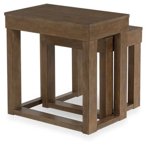 T471-16 Cariton Nesting столики журнальные 2 штуки, Ashley Furniture 61*38*61 см фото 3