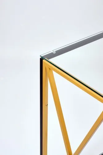 Консольный стол 1031-CB_G clear черный муар, золотой AllConsoles 100x35x80 фото 4