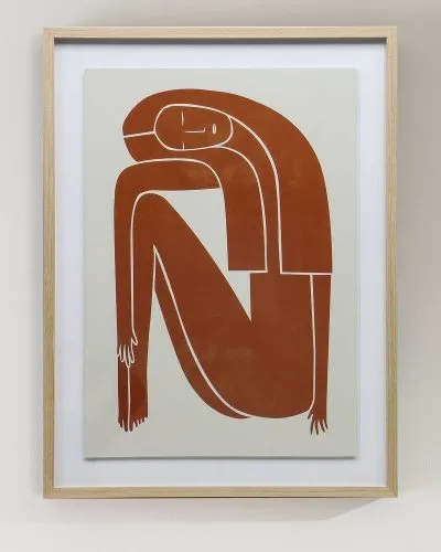 Интерьерный постер “Figure Brown”