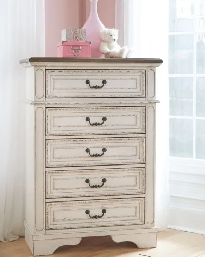 Комод высокий пять ящиков Realyn B743-45, Ashley Furniture