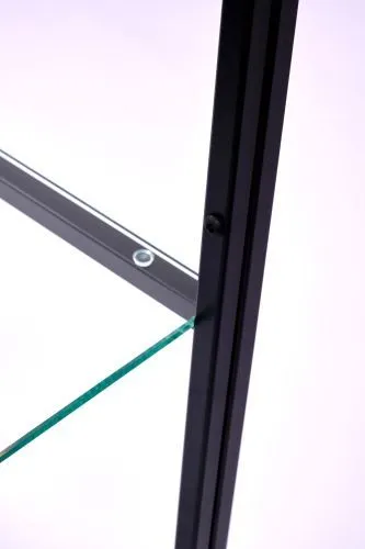 Консольный стол 1014-CB clear черный муар AllConsoles 80x25x80 фото 3